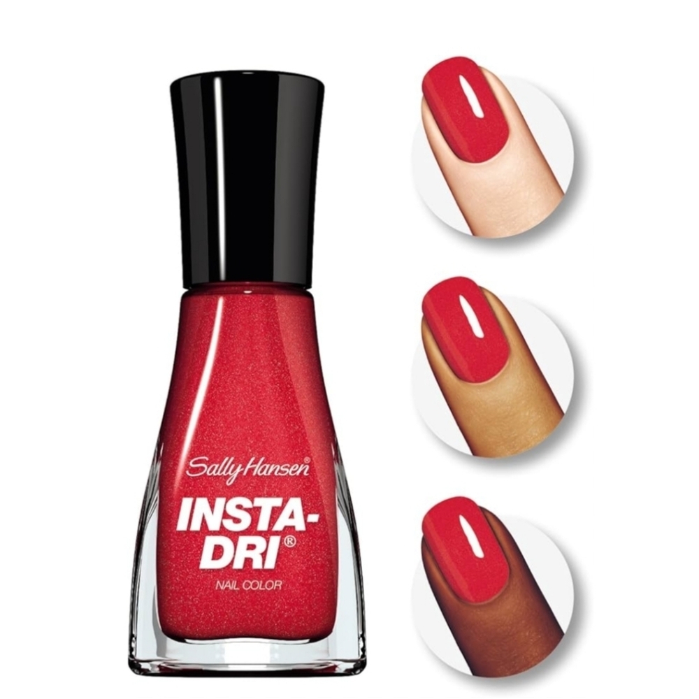3 FOR $13 🔥Sally Hansen insta dry nail polish 276/257 ablazing - Picture 8 of 8